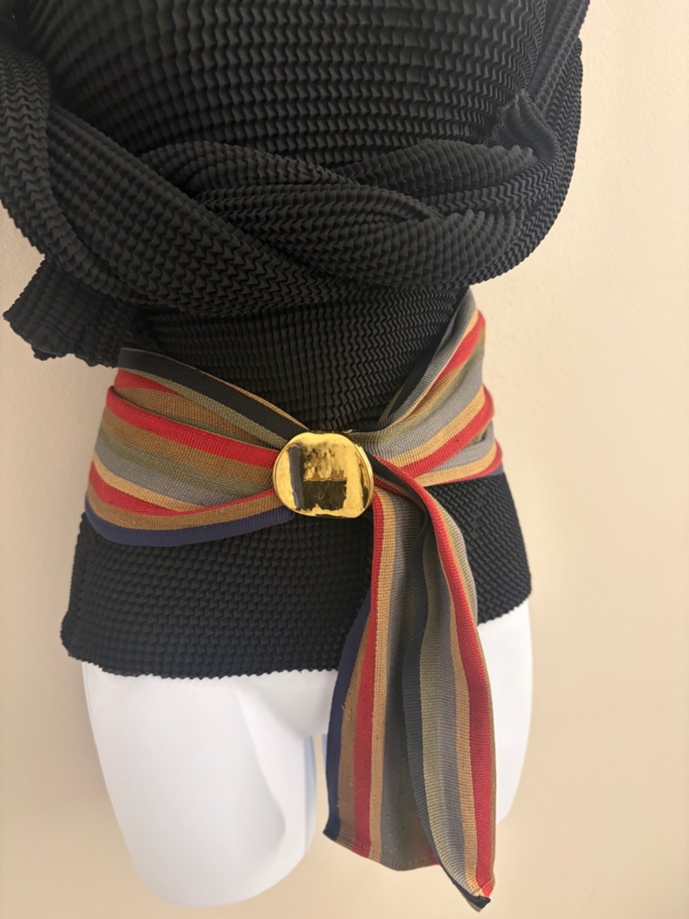 Beautiful Trafalgar Belt with brass plated buckle and cloth